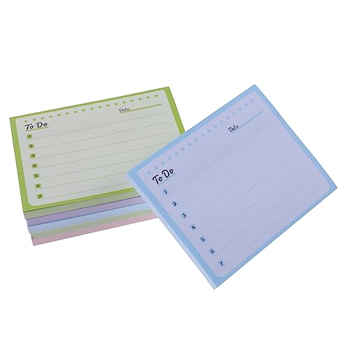 DIYEAH 6 Mehrfarbige Haftnotizen To-do-liste Notizblock Aufkleber Für Scrapbooking Zubehör Beachten Mini-aufkleber Planer-aufkleber Schöne Notizaufkleber Home-memo-aufkleber Papier von DIYEAH