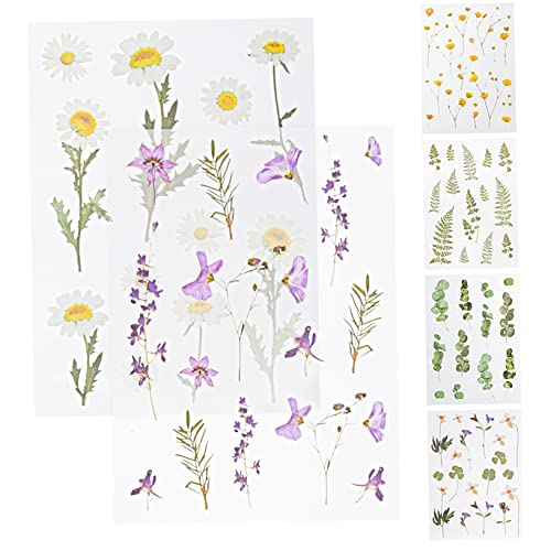 DIYEAH 6 Pflanzenaufkleber Bücher Zeitschrift Blumen Journaling kratzen scrapbooking sticker scrapbook stickers كولاجين Tagebuch dekorative Abziehbilder hand aufkleber das Haustier von DIYEAH