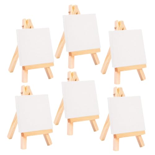 DIYEAH 6 Sätze Mini Staffelei Set Holz Mini Easels für für Diy Bastelarbeiten und Dekoration Vielseitig Einsetzbar für Malerei und Präsentationen DIYEAH 6 Sätze Mini Staffelei Set Holz Mini Easels für für Diy Bastelarbeiten und Dekoration Vielseitig Einsetzbar für Malerei und Präsentationen von DIYEAH