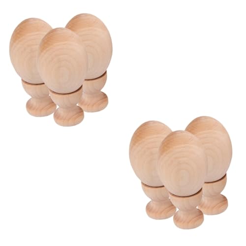 DIYEAH 6 Sets Handbemalte Eier Eierimitat Eigelbtrenner Eierhalter Eierablage Eier Für Hühner Eierkartons Eierständer Organizer Für Gefüllte Eier Eierspender Eierdekorateur von DIYEAH