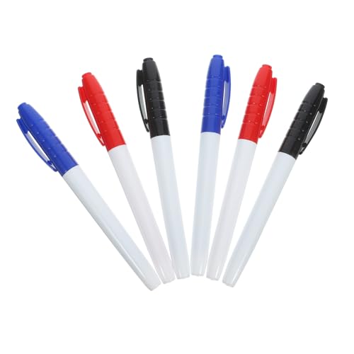 DIYEAH 6 Stück Whiteboard Stifte Multifunktional Trocken Abwischbare Marker Löschbare Marker Tragbare Whiteboard Marker Trocken Abwischbare Marker Whiteboard Flüssigkreide Marker von DIYEAH