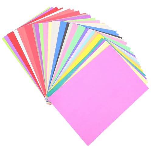 DIYEAH 60 Blatt farbiger Karton flyerdisc kreativpapier handystativ bastelmaterial buntpapier Malen von DIY-Werkzeugen Kunstkartenpapier DIY-Papiere Origami-Materialien 230g Papier von DIYEAH