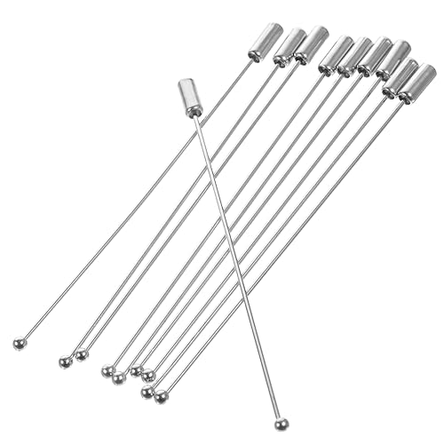 DIYEAH Lange Nadel 60 STK Stecknadeln Bastelzeug Handwerkskunst Metallstifte The Craft Schmucknadeln Aiguille Stock Anstecknadel Metallstange Hochzeitsschmuck Kopfstifte Brosche Stöcke von DIYEAH