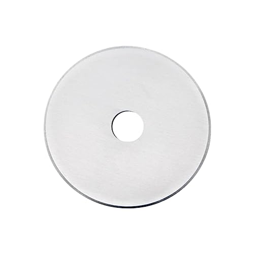 DIYEAH 60mm Schneidmesser Rotary cutter blades Circular cutting blades Replacement blades for rotary cutter Round cutter blades runde Schneidmesser Schneidrad klingen Silver von DIYEAH