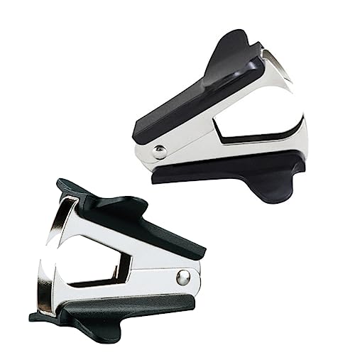 DIYEAH 6St Klammerentferner für Hefter Staple remover Nail puller Heftklammerentferner Klammerentferner schwere Ausführung werkzeug handlicher Nagelzieher Handklammerentferner Black von DIYEAH