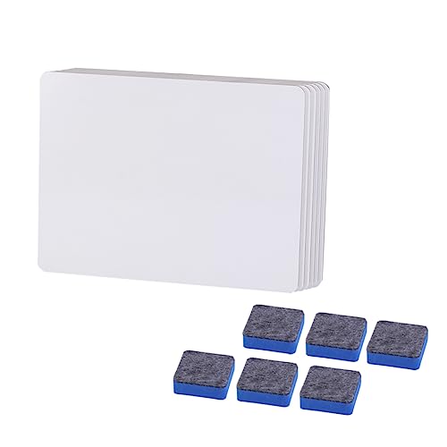 DIYEAH 6St Whiteboard-Nachrichtentafel Lapboard trocken abwischbar Mini-Whiteboards Mini-Whiteboard mit Radiergummi Whiteboard für Kinder mini whiteboard Whiteboard-Set Hölzern von DIYEAH