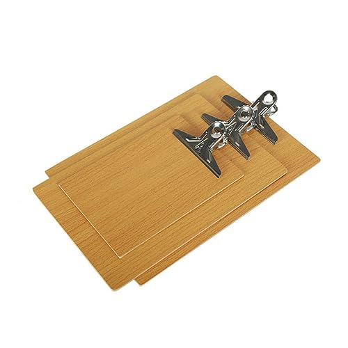 DIYEAH 6st Klemmbretter Aus Hartfaser Klemmbrett-clip Schreibblock-clip Montierbare Clipboard-clips Klemmbrettklemmen Klemmbretter Im Letter-format Profil-klemmbrett Büromaterial Hölzern von DIYEAH