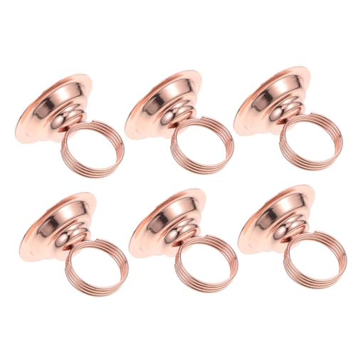 DIYEAH 6st Vertikaler Nummernschildclip Hochzeitsschildhalter Tischnummer Steht Tischkarten Inhaber Der Tischnummer Kartenständer Für Den Hochzeitstisch Rose Gold Eisen von DIYEAH