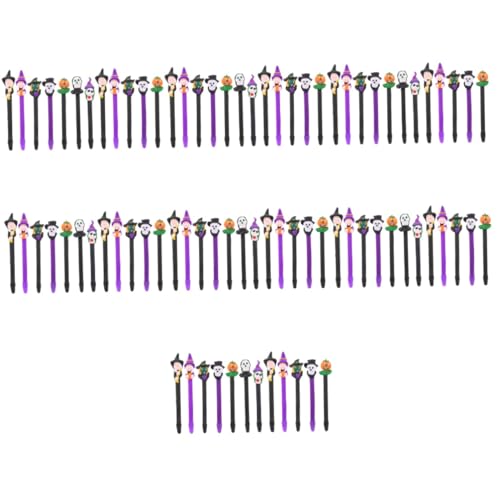 DIYEAH 7 Sätze Halloween-kugelschreiber Bausatz Markierungen Aufkleber Ausstellung Halloween Halloween Assecoires Kreativer Stift Schulversorgung Polymer-ton 12 Stück * 7 von DIYEAH