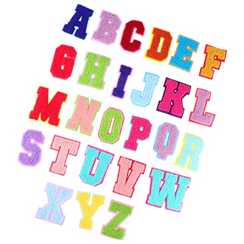 DIYEAH 78 Stk Bestickter Stoffaufnäher mit Alphabet Jeansflicken Stickerei-Patch-Versorgung buchstaben aufnäher buchstaben patches handgefertigter Stickerei-Patch Stickerei-Patch-Tool von DIYEAH