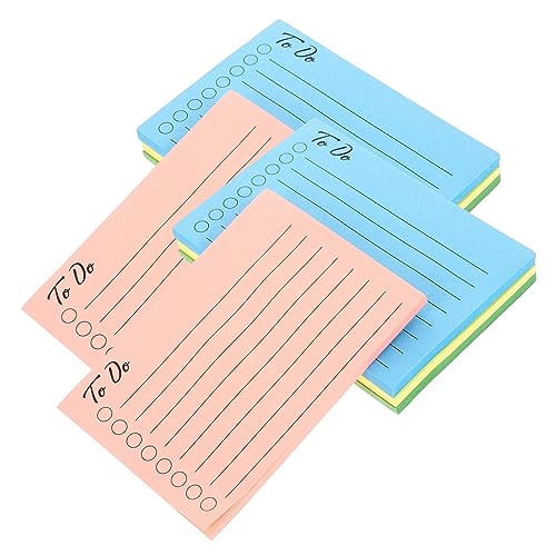 DIYEAH 8 büromaterial office supplies Klebezettel für Studenten bürogadges office zubehör farbige Karteikarten Memo-Aufkleber Klebestreifen Aufkleber für Büronotizen linierte Haftnotizen von DIYEAH