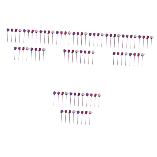 DIYEAH 80 Stk Rosafarbener Kugelschreiber Stift Gelschreiber in Großen Mengen Blumenstifte Tragbarer Schreibstift Rostfreier Kugelschreiber Kreativer Schreibstift Rosa Stifte Pp von DIYEAH