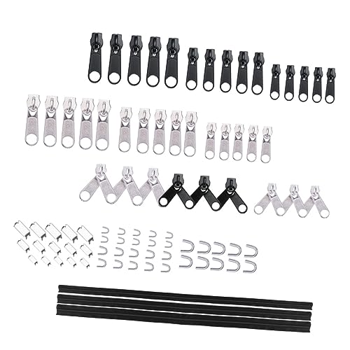 DIYEAH 87 Teiliges DIY Reißverschluss Puller Fixierer Bastel Reißverschluss Reißverschluss Schieber Reparatur Sofort Set Reißverschluss Set Reißverschluss Reparatur Set von DIYEAH