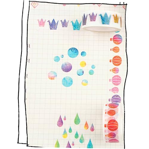 DIYEAH 8St DIY Washi Tape selbstgemachtes abklebeband dekoratives Washi-Tape Scrapbook-Klebeband Abdeckklebeband selbstklebendes Abdeckband von DIYEAH