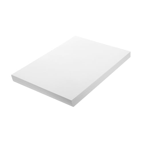 DIYEAH 90 Blatt Weißer dicker Karton Aquarellpapier bedruckbare Notizkarten Kartenvorrat Karton weiß Kartenpapier für die Kartenherstellung Kartenmaterial für Drucker Weißer Karton von DIYEAH