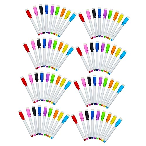 DIYEAH 90 Stück Abwischbarer Markierungsstift Mit Pinsel Trocken Abwischbarer Stift Schreibstift Löschbarer Stift Whiteboard Für Kinder Whiteboard Marker Whiteboard Für Kinder von DIYEAH