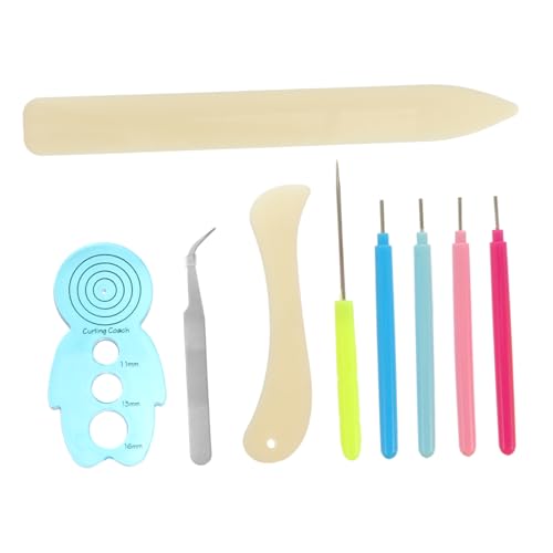 DIYEAH 9pcs Papier Rolling Curling Quilling Tools Geschlitzte Kit -nadelstifte Für Kunsthandwerk von DIYEAH