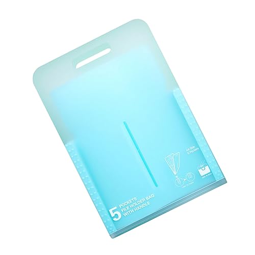 DIYEAH Aktenhalter Erweiterbarer Dateiordner Mehrschichtiger Expandierender Ordner Expandierender Dateiordner Papier-organizer-ordner Von Aktentaschen Papierordner Blue Pp von DIYEAH