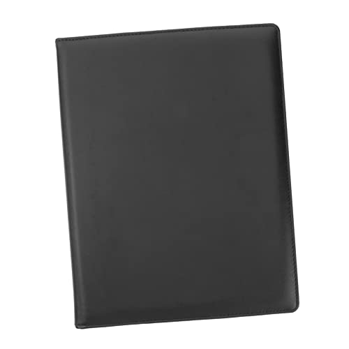 DIYEAH Aktenordner Leder Portfolio Dokumentenorganisator Black von DIYEAH