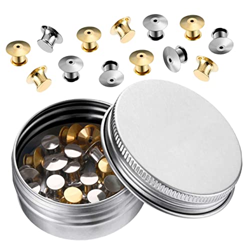 DIYEAH Alloy Pin Backs Für Broschen Flache Runde Anstecknadeln Mit Sicherheitsverschluss Und Ersatzteile Für Schmuck Und Anstecker von DIYEAH