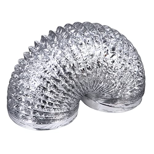 DIYEAH Auspuff Entlüftungsschlauch Küchenzubehör zweilagiger Teleskopkanal flexibler Luftkanal Aluminiumfolie Silver DIYEAH Auspuff Entlüftungsschlauch Küchenzubehör zweilagiger Teleskopkanal flexibler Luftkanal Aluminiumfolie Silver von DIYEAH