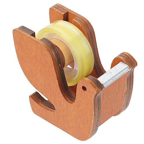 DIYEAH Bandschneider schäumend ästhetisch Kabel Zubehör flüssig Klebebandspender nachfüllen Bandhalter kleiner Tape Dispenser Schreibtisch Klebeband-Spender-Schreibtisch Bandrolle Metall von DIYEAH