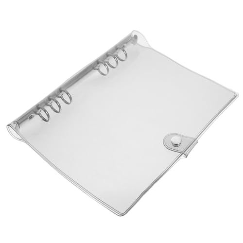 DIYEAH Bindemittelschale Notizbuch Eckenschutz für Möbel transparenter Kleber manueller Kleber Albumkleber Sammelmappe PVC Transparent Ordner Einbanddeckel Binder Innenpapier Eisen Black von DIYEAH