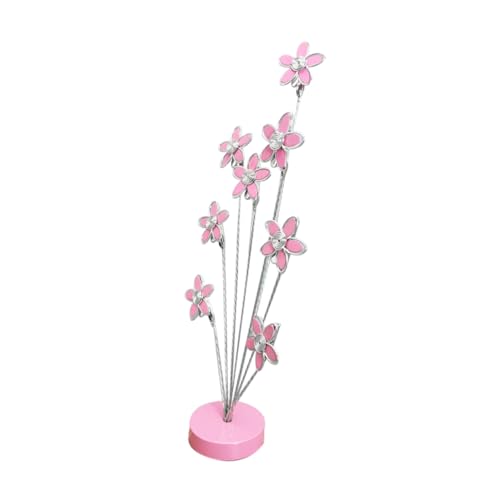 DIYEAH Blumenmemoordner geburtstags büro deko Memo-Clip Fotoklemme Tischkartenhalter Foto-Display-Clip Fotobaumhalter Büroklammer Fotohalterclip Rostfreier Stahl Rosa von DIYEAH