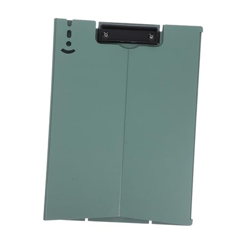 DIYEAH Board-Ordner faltbar Planke Trainer-Klemmbrett Bretter Clip Papier dokumentenmappe aktenmappe Dateiordner Schreibbrett für Dokumente Tafel Bleistiftskizze Zwischenablage Dark Green von DIYEAH