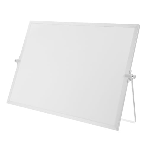 DIYEAH Doppelseitiges Magnetisches Whiteboard Weiße Staffelei Tischstaffelei Abwischbare Tafel Mini Whiteboard Schreibtischstaffelei Weiße Tafel Kleiner Trocken Abwischbarer von DIYEAH