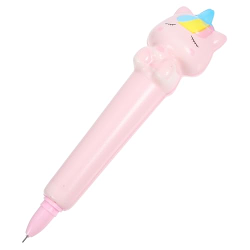 DIYEAH Einhorn Gelstift stifte einhorn kugelschreiber Gelstift für Schularbeiten Gelstift mit Einhornmotiv schreibgeräte Stifte für Notizen Schreibzubehör für Schüler Schwamm Rosa von DIYEAH