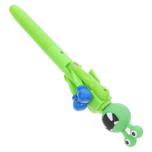 DIYEAH Frosch-Boxstift Neuheit Kugelschreiber Glatt schreibender Kugelschreiber Frosch-Schreibgerät Cartoon-Schreibstift Neuheit Schreibstift lustige Stifte Schlagstift Plastik Green von DIYEAH