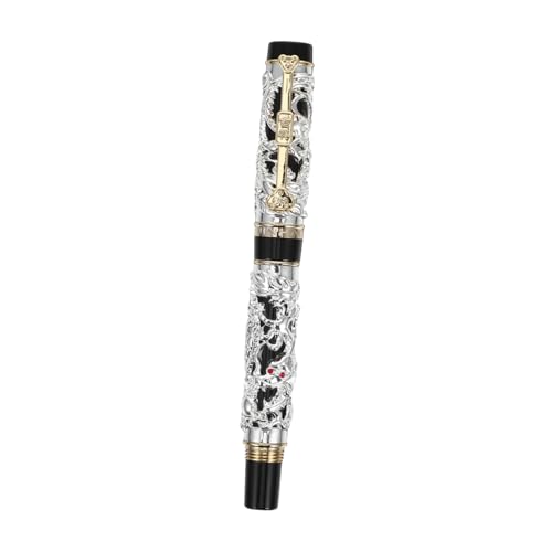 DIYEAH Füllfederhalter Aus Metall – Nachfüllbar Mit Drachen & – Traditionelles Kalligraphie-stifteset DIYEAH Füllfederhalter Aus Metall – Nachfüllbar Mit Drachen & – Traditionelles Kalligraphie-stifteset von DIYEAH