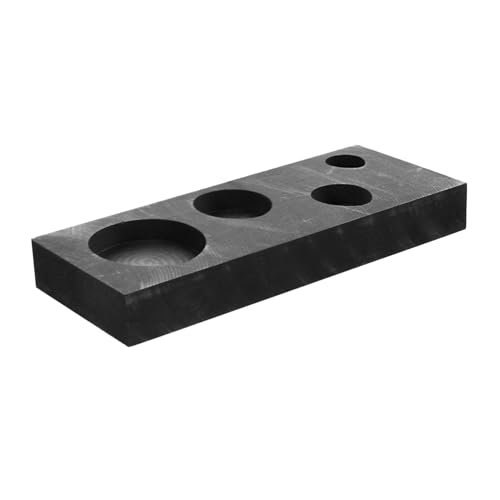 DIYEAH Graphitform förmchen mold giesform schmelztopf mould ling Gusssandform Gießform für Barren Kokillen zum Gießen von Metall Schmelzendes Silberangebot Schmelzform aus Metall Black von DIYEAH