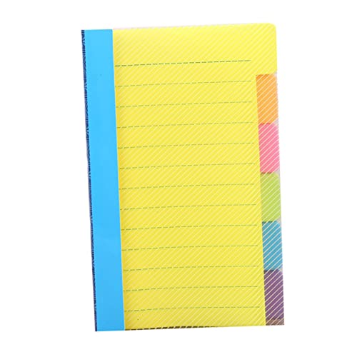 DIYEAH Haftnotizbuch schreibwaren notepad Notizheft merkzettel sticker aufkleber Nachrichtennotizen klebrig Notizblöcke aus Papier Memo-Aufkleber Notizblock To-do-Listenplaner pp Yellow von DIYEAH