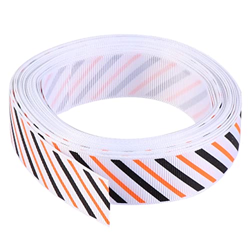 DIYEAH Halloween-Geschenkpapier-Band-Bänder halloween dekoratives band Dekorationen Party geschenkband halloween halloween-dekoration Verpackungsband Halloween-Handwerk Polyester Colorful von DIYEAH