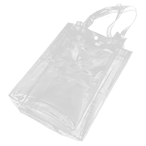 DIYEAH Handtasche aufbewahrungssack storage pockets space saver office supplies bürozubehör wiederverwendbare Tasche Papiertüte faltbar Dokumentenorganisator Tragetasche PVC Transparent von DIYEAH