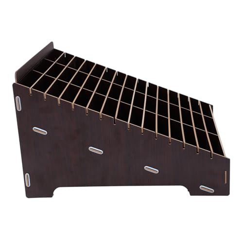 DIYEAH Handy Büro-desktop-speicher Telefon Schrankorganisator Briefkasten Papieraufbewahrung Lieferungen Organizer Für Schreibtischablagen Multi-handy-rack Vor Black Holz von DIYEAH