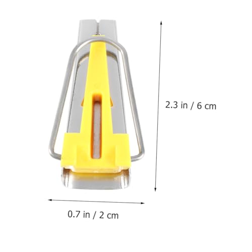 DIYEAH Hersteller Von Schrägbändern Nähprodukte Wimpelkette Stoff Quiltclips Doppelt Gefaltetes Schrägband Maschenmarkierer Zum Häkeln Steppwatte Stickmaschine Köperband Nähen Yellow von DIYEAH