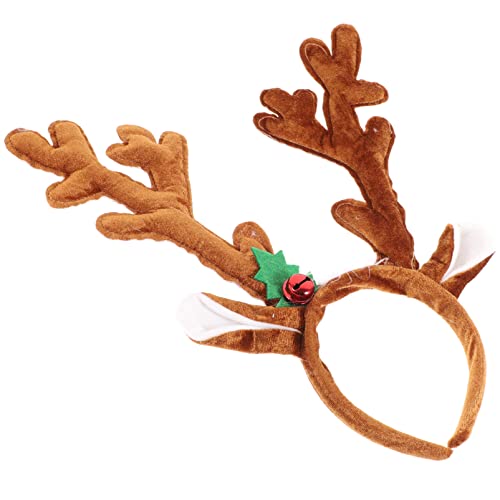 DIYEAH Hirschgeweih-Stirnband – Rentiergeweih-Haargummis Weihnachts-Kopfschmuck Rentiergeweih-Haar-Kopfbedeckung Kostüm-Party-Requisite von DIYEAH