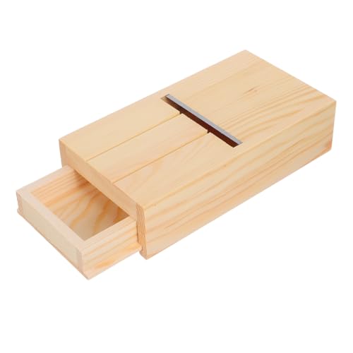 DIYEAH Holz Seifenschneider mit Scharfem Langlebige Planer Schublade Präzises Trimmen und Glätten für Handgemachte Seifen und Kerzen Platzsparendes Werkzeug für DIY Seifenherstellung DIYEAH Holz Seifenschneider mit Scharfem Langlebige Planer Schublade Präzises Trimmen und Glätten für Handgemachte Seifen und Kerzen Platzsparendes Werkzeug für DIY Seifenherstellung von DIYEAH