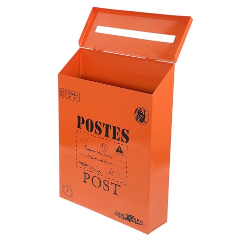 DIYEAH Kasten E-Mail-Postfach eintrach geldumschläge mailbox decoration the office sammelbox garten decorum aktenbox außen Wand Korb Postfächer Post-Organizer zum Aufhängen Eisen von DIYEAH