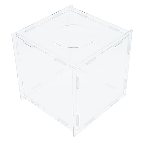 DIYEAH Kasten Lotterie-Box gutschein box gutscheinbox box für spielzeug gaming boxen aufbewahrungs boxen Tombola-Boxen Tombola liefert klarer Behälter transparentes Spitzenglas Acryl von DIYEAH