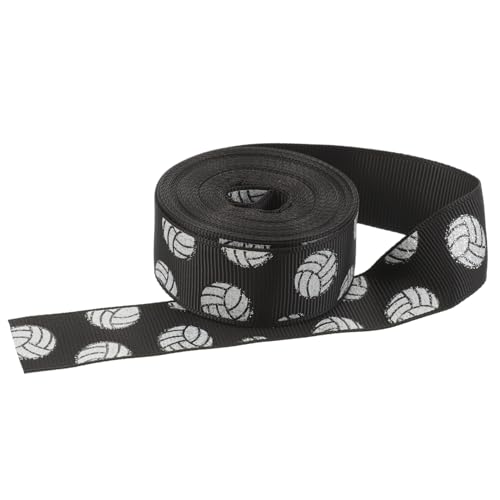 DIYEAH Kasten seidenband ribbon Geschenkband für Weinflaschen Valentinstagsband Kuchendekorationsband Gold Bänder rosa Schleife Quaste Band für die Party dekoratives Band Polyester Black von DIYEAH