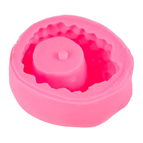 DIYEAH Kreative Gipsornamente Betonformen Pflanzendekorationen Für Töpfe Igel Blumentopfform Epoxidharz Blumentopfform DIY Topfform DIY Epoxidharzform Silikongussform Rosa von DIYEAH