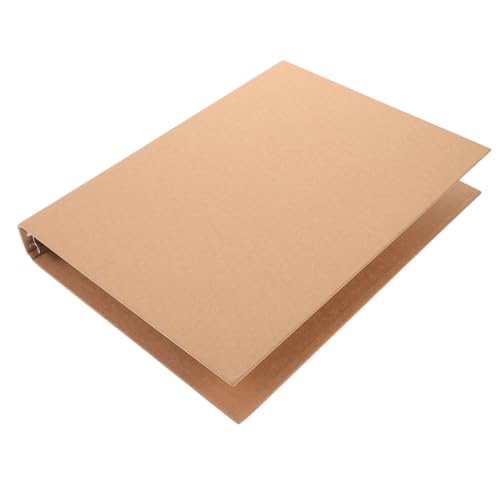 DIYEAH Loseblatt-Bucheinband Revision Stifthalter für den Schreibtisch Profi Steigleitung Notizbücher Auto business notebook mappen A4-Ringbuch-Notizbuch Binder Notizbuchhülle Kraftpapier von DIYEAH