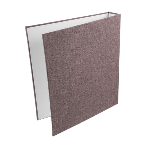 DIYEAH Loseblatt-Bucheinband tagebuch aktentasche Dreiringordner -Ring Ordner Journaling-Zubehör Mini-Notizblock Zeitschrift dünner Ringbinder A5 Mini-Ringbuch mit 3 Ringen Segeltuch Grey von DIYEAH