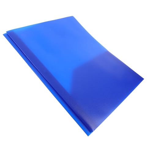 DIYEAH Mappe Blauer Dokumentenordner Büroorganisator Bürobedarf Ordner Organizer Ordner Ablageordner Dokumentenhalter Testpapierhalter Papierordner Aktenordner aus Papier süße Ordner Blue von DIYEAH