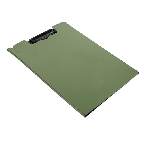 DIYEAH Mappe bürobedarf schreibtischzubehör aktenordner Krankenpflege-Clipboard Büroorganisator klemmbrett Datei-Organizer-Zwischenablage Schreibtafelordner Kunststoff Olive Green von DIYEAH