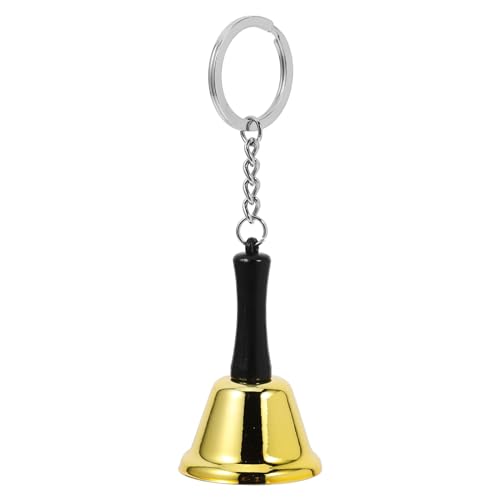 DIYEAH Mini Hand Bell Keychain - Metal Handheld Bell Early Education Loud Call Bell School Restaurant Ladenbesitzer Verwenden von DIYEAH